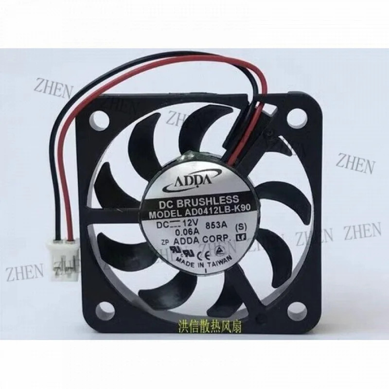 Y FOR AD0412LB-K90 DC12V 0.06A 2핀 냉각팬