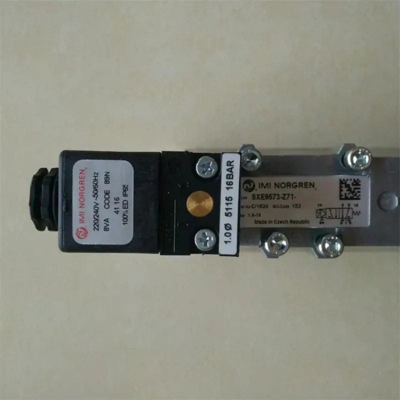 서브베이스 장착 솔레노이드 밸브 SXE9573-Z70 SXE9573-Z71 용