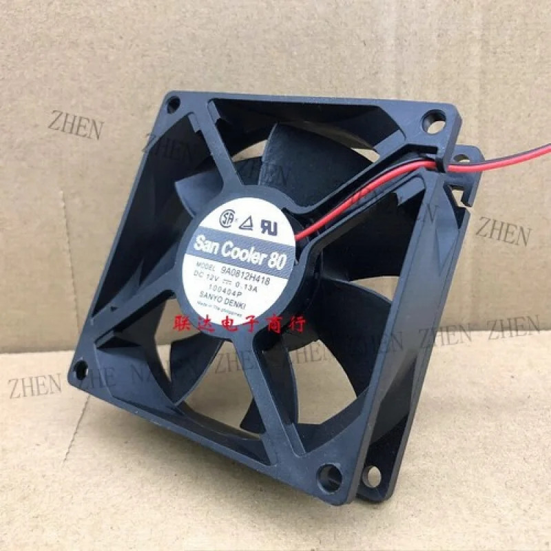 Y for SAN ACE 9A0812H418 DC12V 0.13A 8cm 8025 2선팬