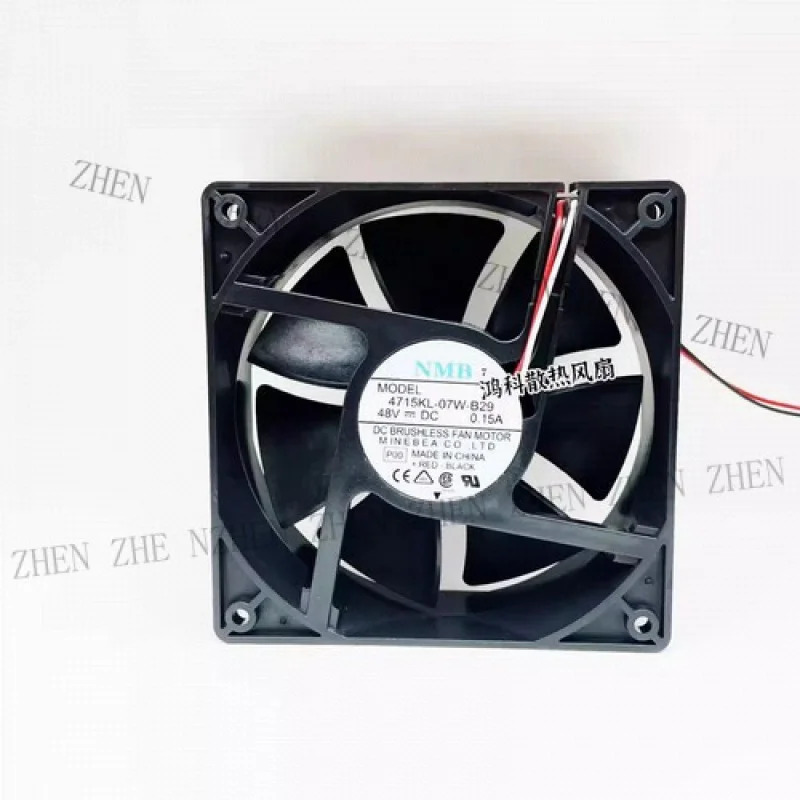 Y 4715KL-07W-B29 DC48V 0.15A 12cm 3선 인버터 냉각팬 12012038MM