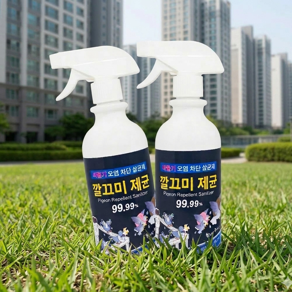 비둘기접근금지 퇴치제 비둘기 전쟁 접근금지 조류퇴치제 조류스프레이 - 상세 이미지 3