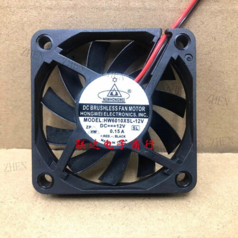 NEWHONGWEI HW6010XSL-12V DC12V 0.15A 6010 CPU 인버터 팬Y