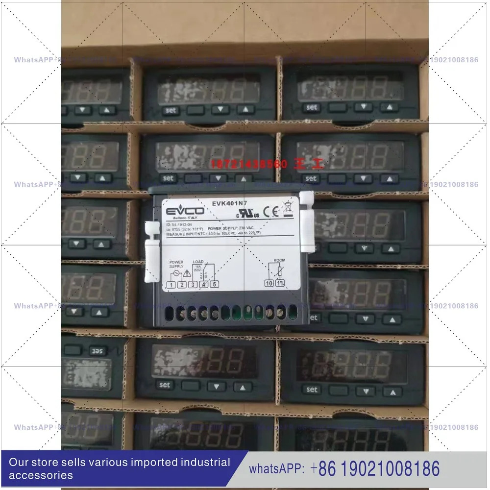 EVCO 컨트롤러 EVK401N7/EVK802P7VXS 온도 조절 미터 EVK412P7