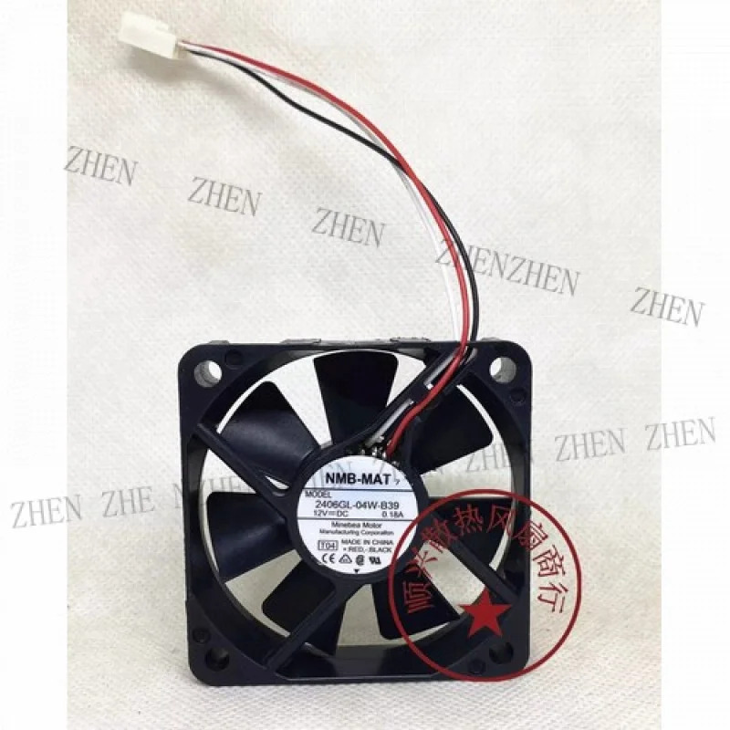 Y 2406GL-04W-B39 6015 DC12V 0.18A 6CM 3선 인버터 냉각팬