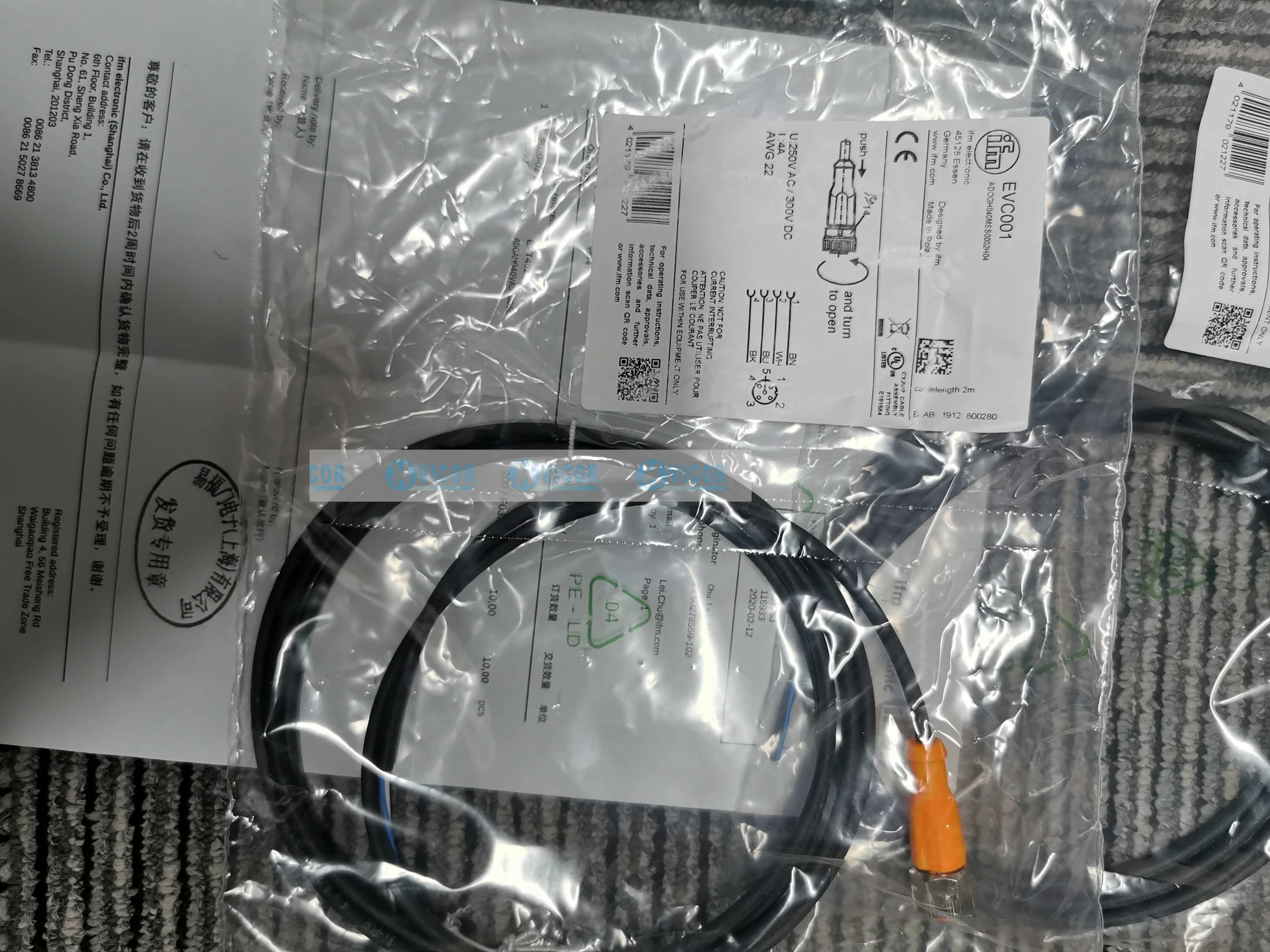 IFM 센서 EVC001 EVC002 EVC003 EVC004 EVC005 EVC006 EVC007 EVC008 EVC009 EVT002 EVT005 EVS002 EVS004
