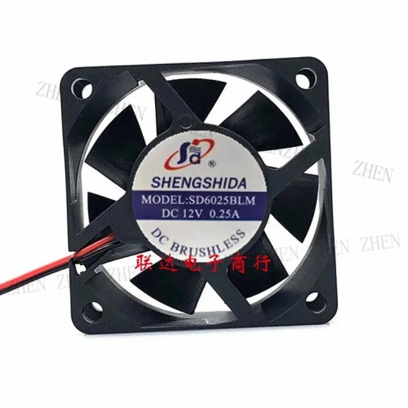 Y FOR SD6025BLM DC12V 0.25A 6CM 6025 냉각팬