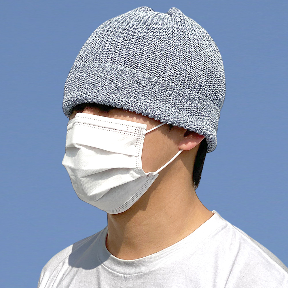 브리즈 여름 비니 망사 니트 모자 남자 여자 무지 봄 커플 골무 숏 이미지 7