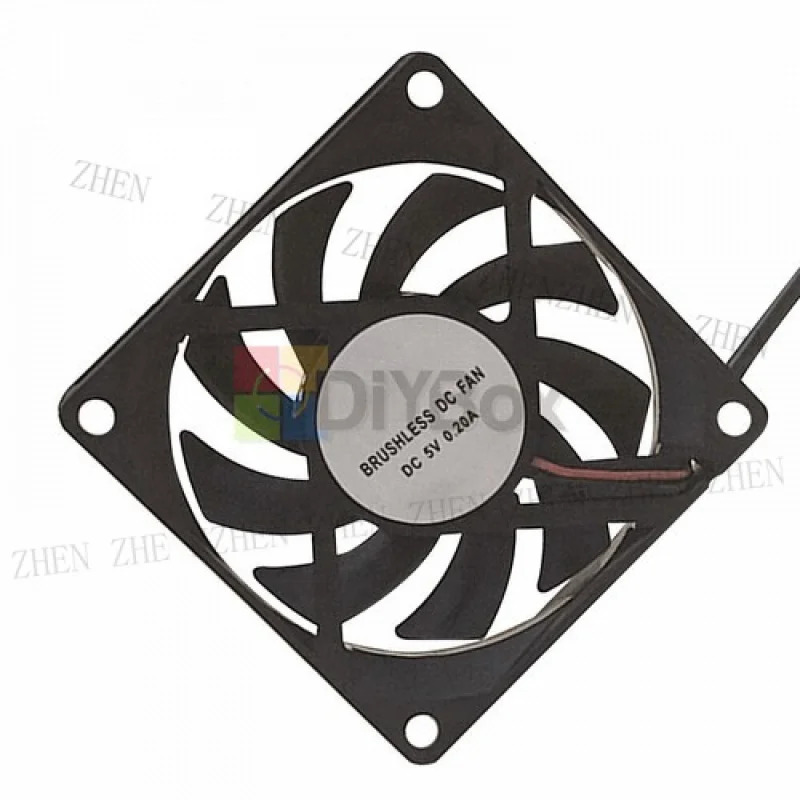 Y for DC7015 저소음 DC 슬림 팬 USB 컴퓨터 케이스 냉각팬 5V 오일/볼 베어링 7cm