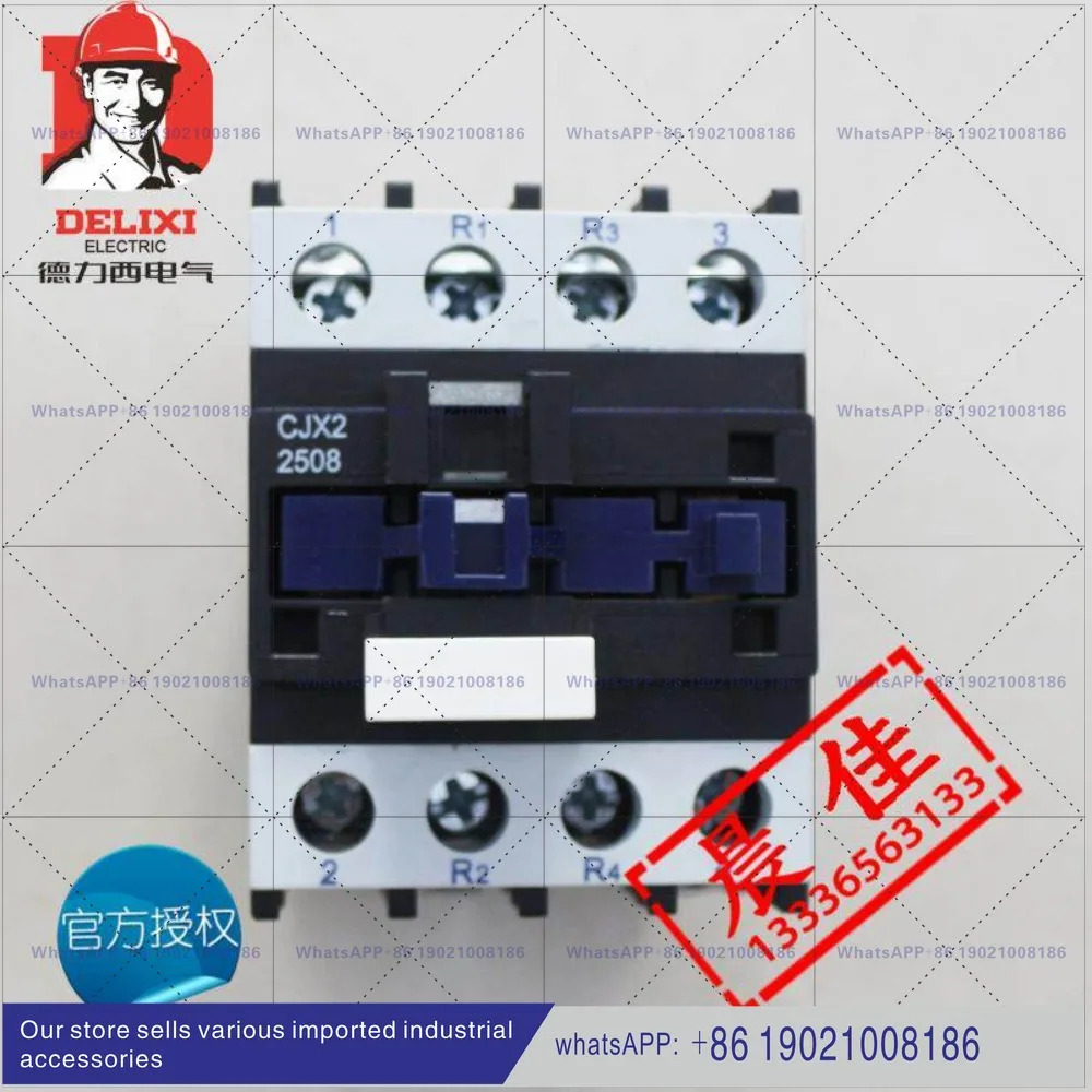 Delixi AC 접촉기 CJX2-2508 2상상정상개방형 25A 단상 220V 3상 380V