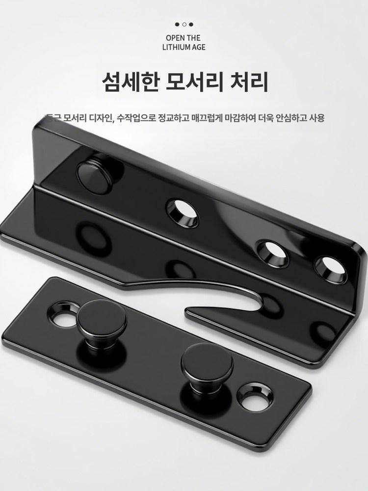 침대 경첩 나무 커넥터 고정 액세서리 지원 가구 브라켓 헤비 목재 철물 연결꺽쇠 패스너 - 상세 이미지 4