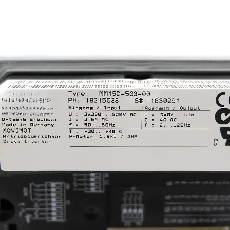 신형 드라이브 인버터 MM15D-503-00 DT/DV 시리즈 AC 모터 SEW EURODRIVE