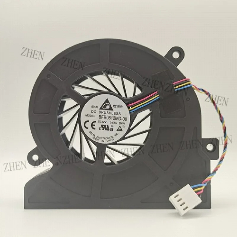Y BFB0812MD-00 D4W 냉각팬 DC12V 0.58A 4핀