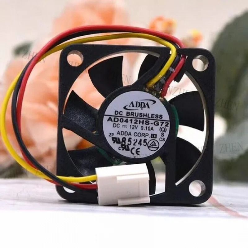 Y for AD0412HS-G72 DC12V 0.10A 4010 4CM 3핀 냉각팬