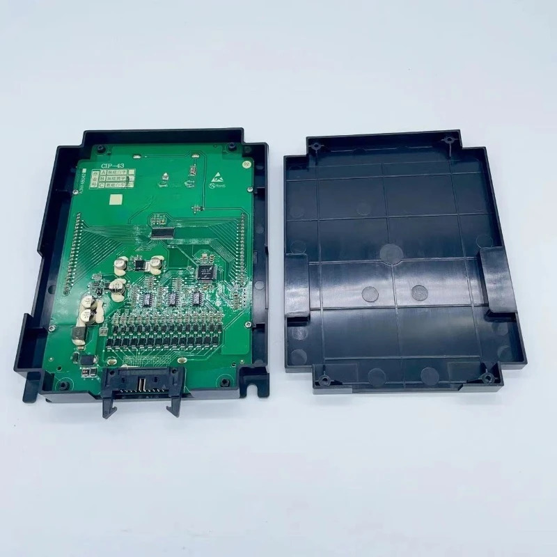 부품은 6.4인치 LCD 디스플레이 CIP-43-A/C0118766-A 흑백 흰색 배경