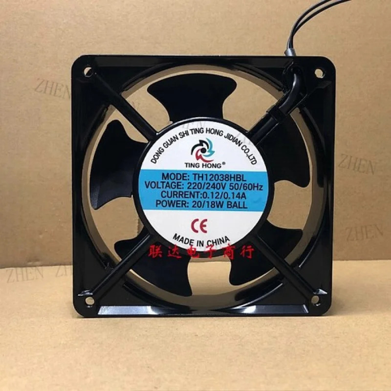 Y FOR TING HONG TH12038HBL 220V-240V 0.12-0.14A 12038 12CM 냉각팬