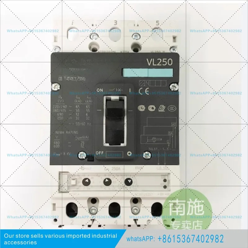 몰드형 케이스 회로차단기 VL250 3P 250A VL250N 200A 3VL250N250