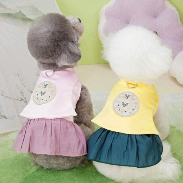 생활 강아지 한복 설빔 고양이 한복 원피스 명절 - 상품 이미지