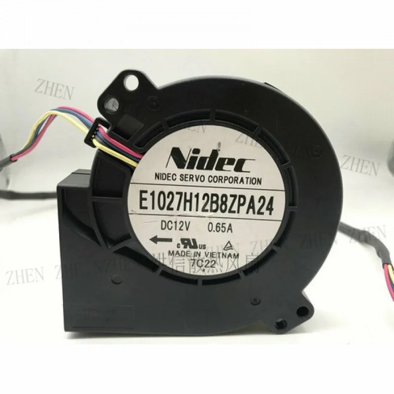 Y E1027H12B8ZPA24 DC12V 0.65A 9727 4선 터보 냉각팬