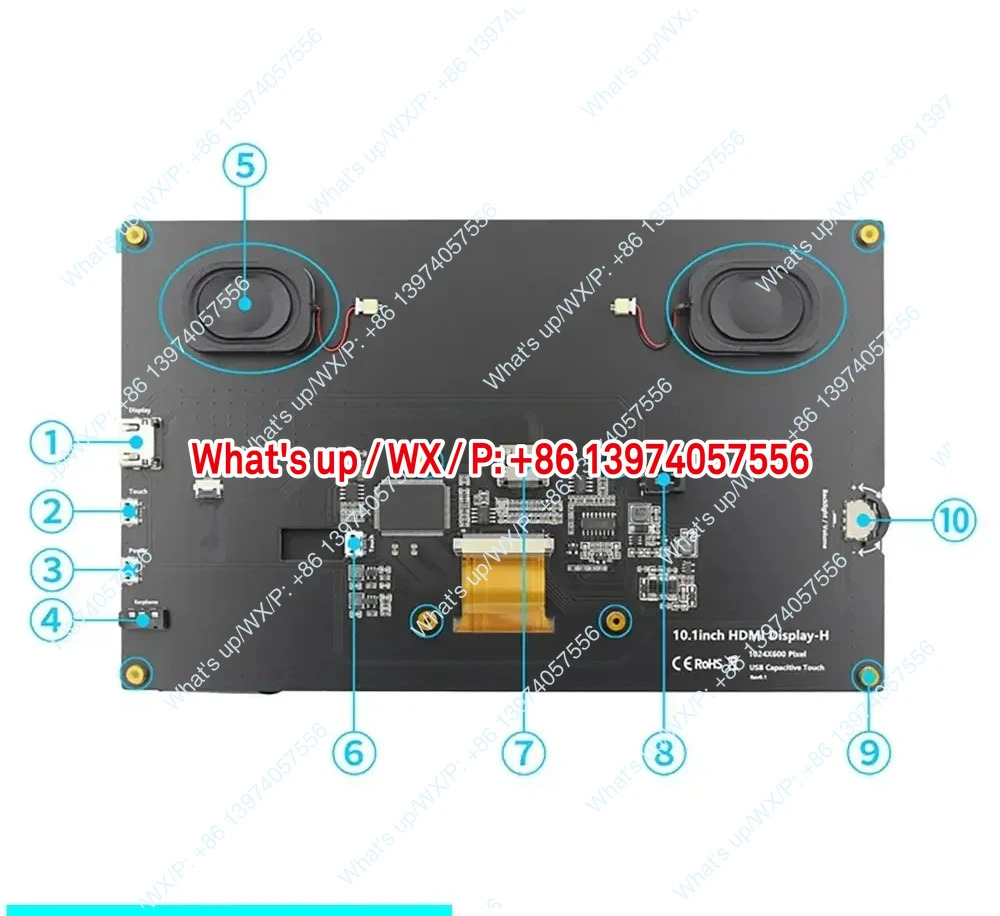 Lvds 10.1인치 LCD 10인치 IPS 모듈 3 키트 모델 B 3b 터치 스크린 디스플레이