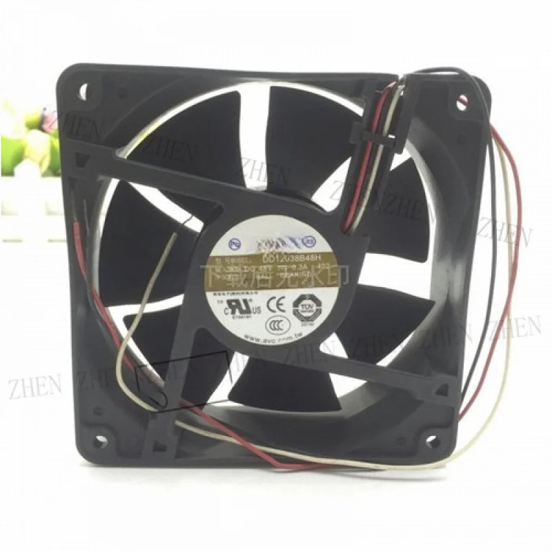 Y DD12038B48H-402 DC48V 0.30A 12038 12CM 3핀 인버터 냉각팬