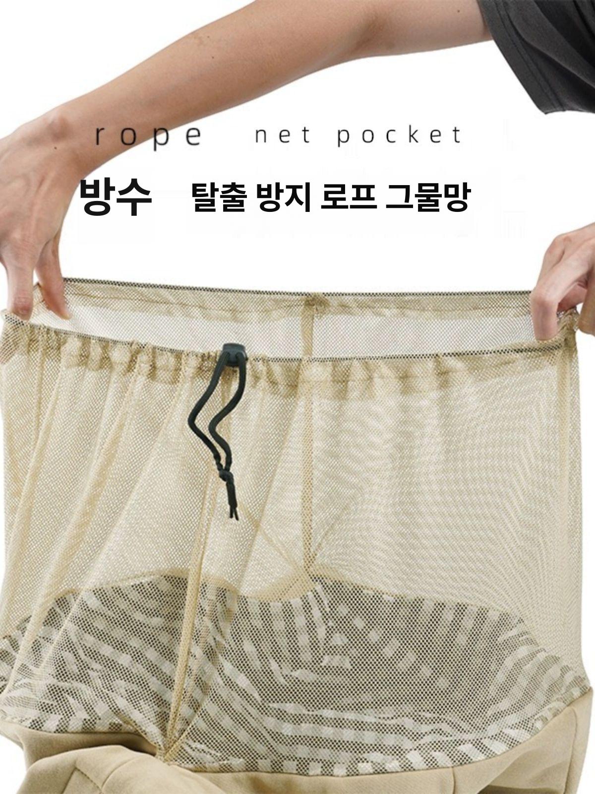 대형견 포대기 이동가방 산책가방 강아지 포켓 웰시코기 카키 - 상세 이미지 4