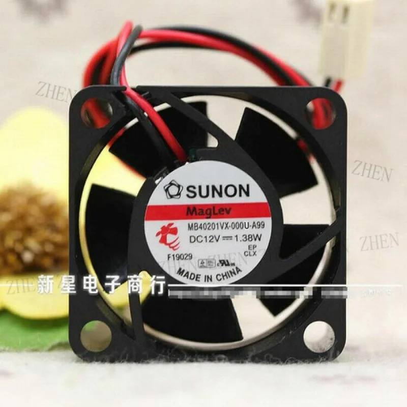 Y for MB40201VX-000U-A99 12V 4020 1.38W 4CM 냉각팬 2핀