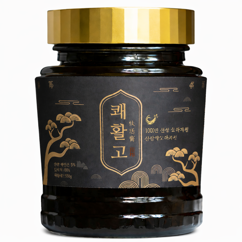 [떠먹는 산삼 도라지청 쾌활고] 약도라지청 흑도라지청 550g, 4개 제품 이미지