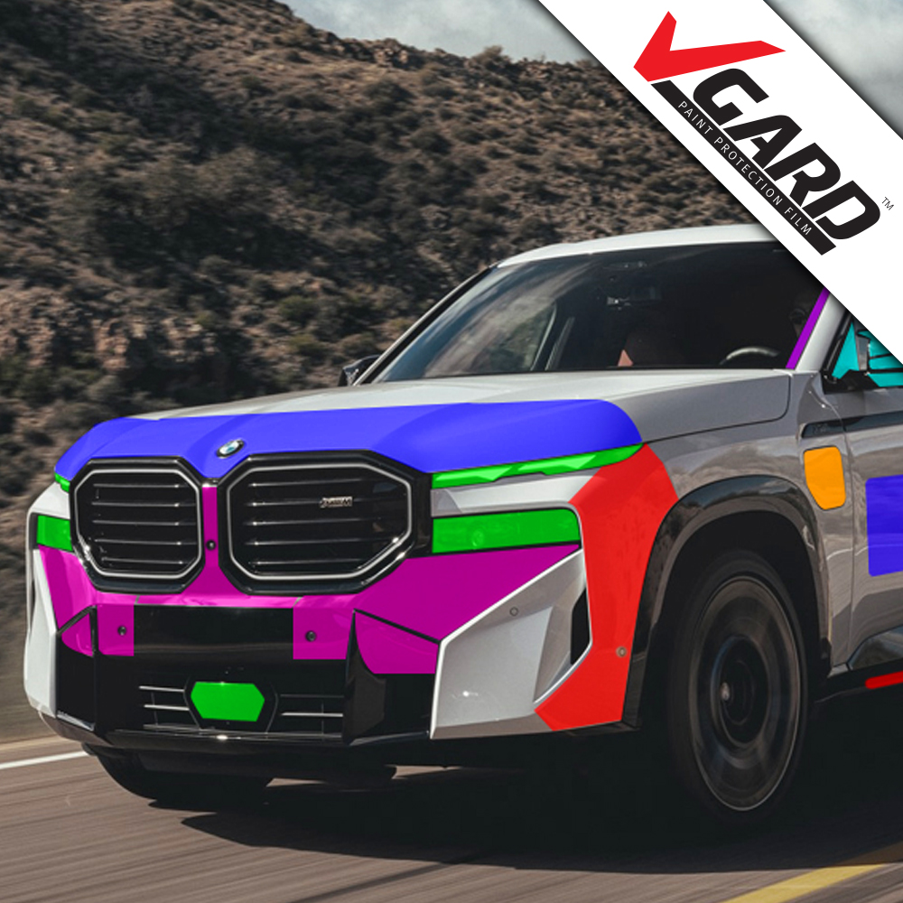 BMW XM PPF필름 부분구매 B,C필러 생활보호필름 브이가드 - 상품 이미지