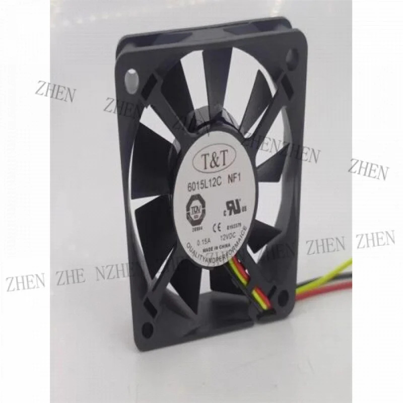Y 6015L12C NF1 DC12V 0.15A 6CM 6015 3선식 냉각팬