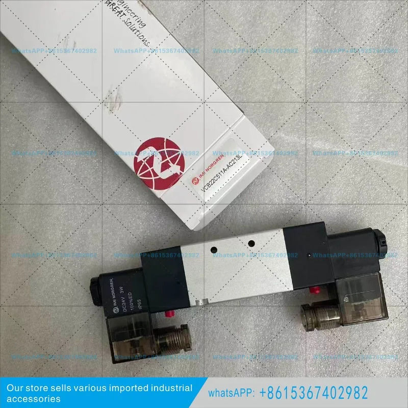 VCB22C511A-AC213L 노그렌 작동 솔레노이드 밸브 G3/8 나사 24DC
