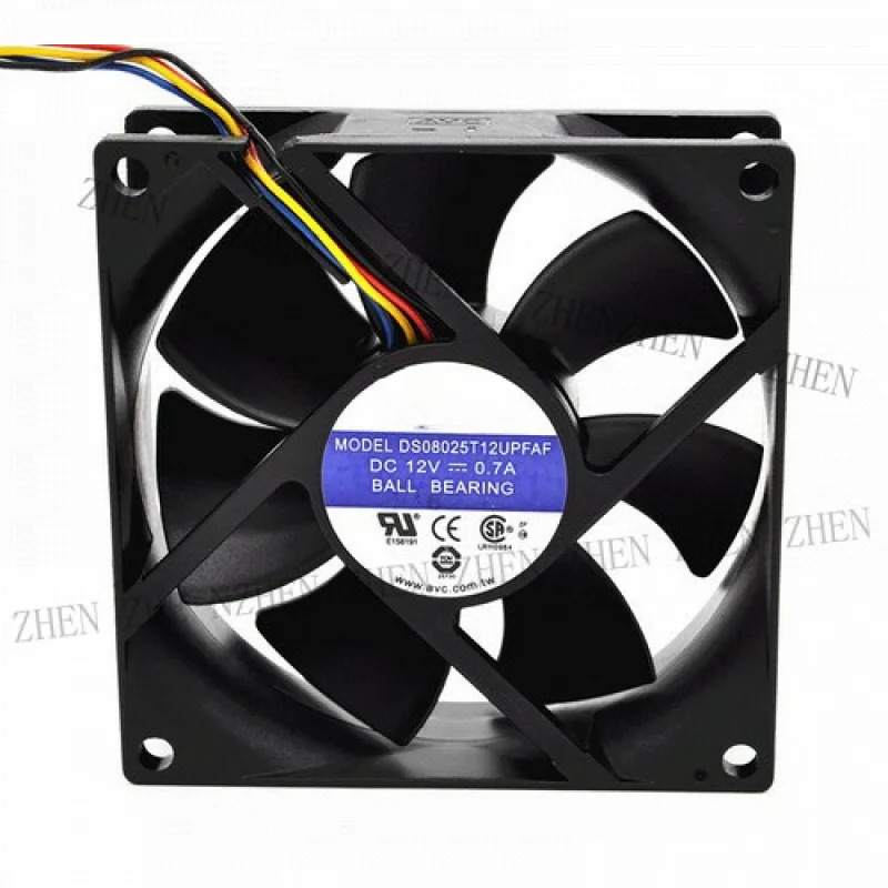 Y DS08025T12UPFAF 8025 8Cm 12V 0.7A PWM 게일 볼륨 CPU 팬