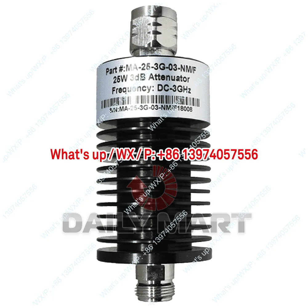 N형 RF 동축 감쇠기 DC-3GHz 25W- 포함