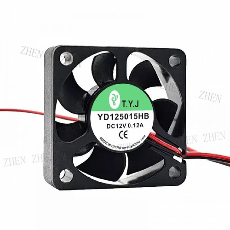 Y for T.Y.J YD125015HB DC12V 0.12A 5CM 5015 2선식 냉각팬