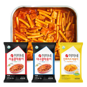 미미네 떡볶이 인기 9종 밀키트 , 4봉 골라담기 맛있게 먹은 솔직 후기 - 상품 이미지 3