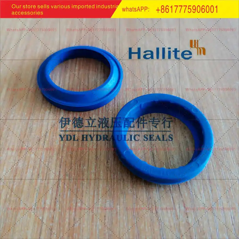 오리지널 블루 HALLITE 실린더 오일 씰 H520-1.125 폴리우레탄 인치 더스트 8880710