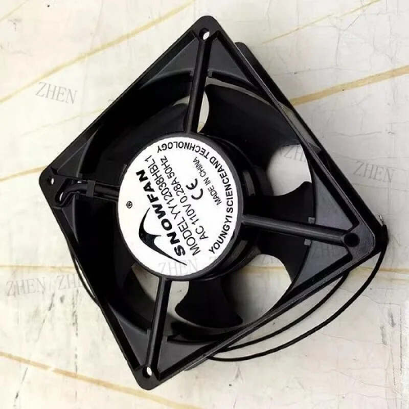 Y for SNOWFAN YY12038HBL1 AC110V 0.28A 12038 12cm 2선식 냉각팬