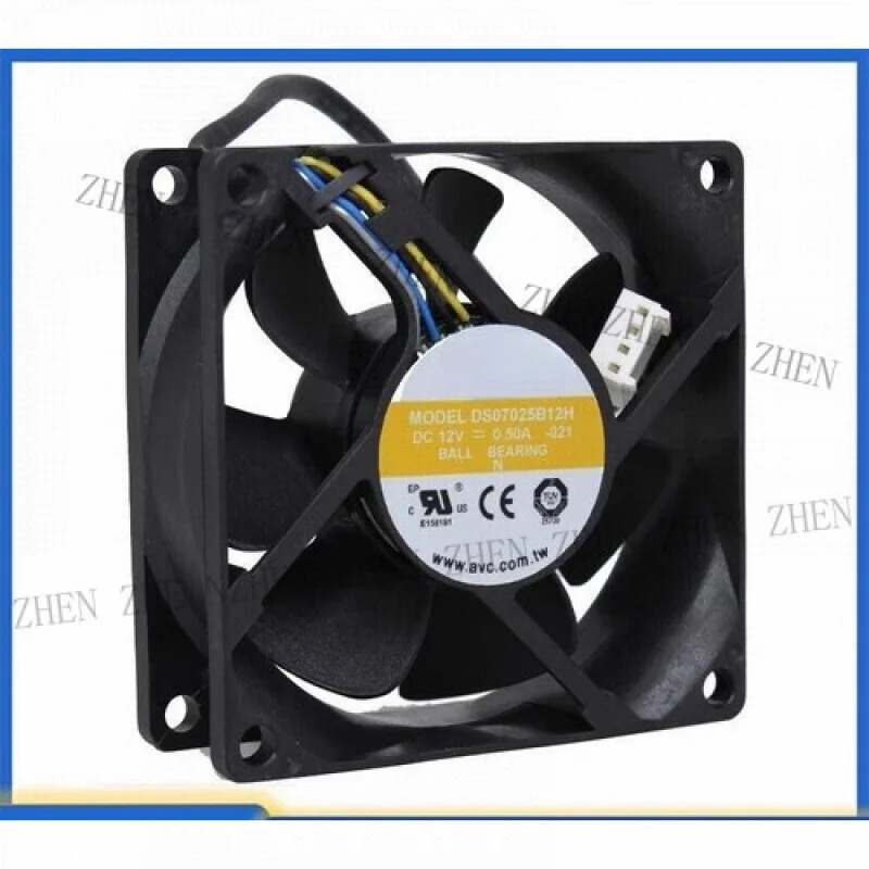 Y DS07025B12H 12V 0.5A 7025 7cm 4핀 냉각팬