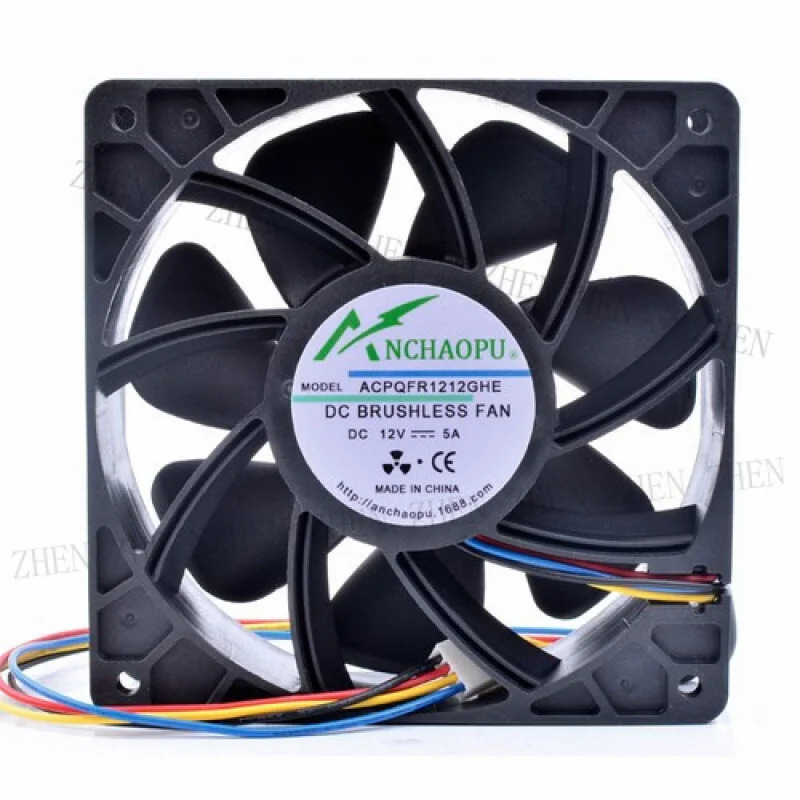 Y 12cm 12038 12V 5A QFR1212GHE 고속 서버 냉각팬