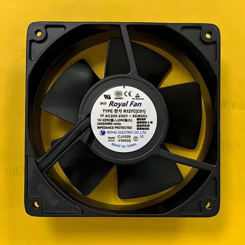 Y FAN TYPE R127CC01 냉각팬 AC200-230V 15-22W 3W