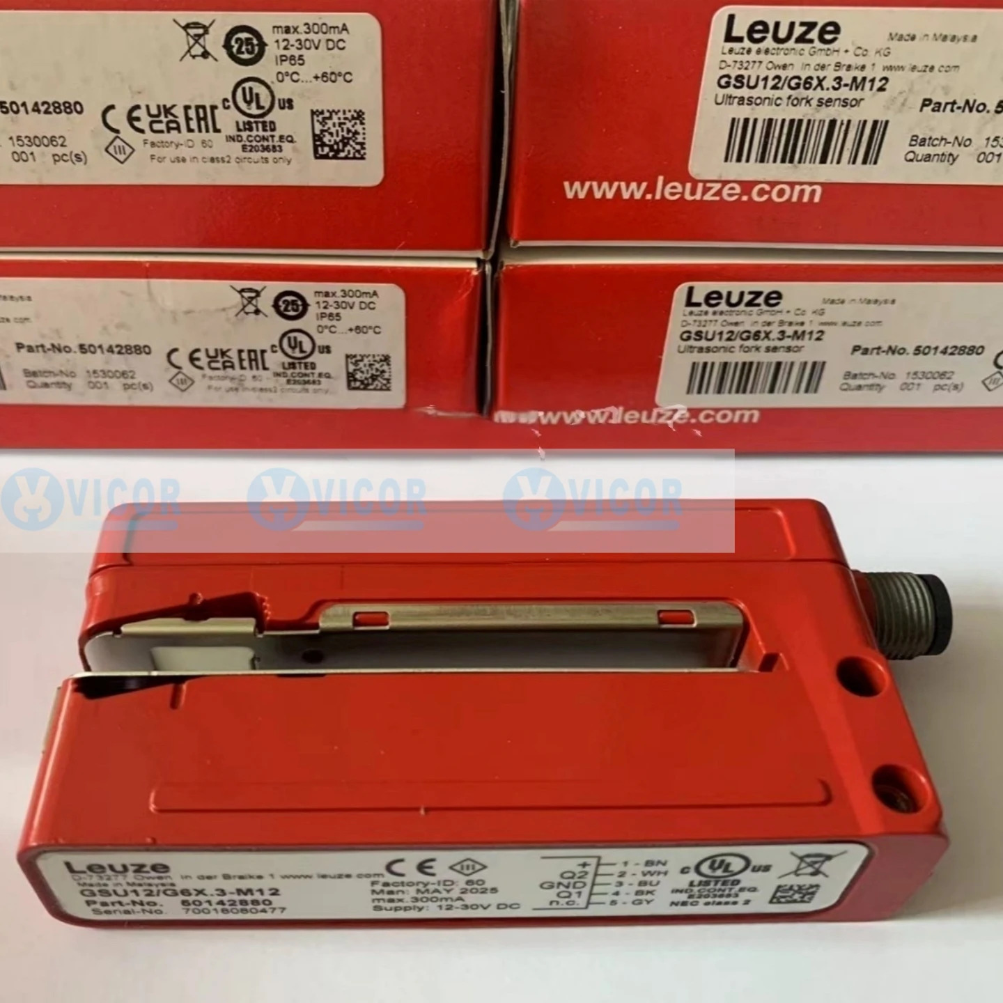 Leuze 센서 GSU12/G6X.3-M12GSU12/G6.3-M8IGSU14E/1WT.3-M12GSU14E/L.3-M12GS61/6.2 투명 라벨