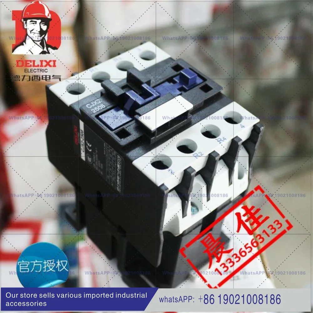 Delixi AC 접촉기 CJX2-2508 2상상정상개방형 25A 단상 220V 3상 380V