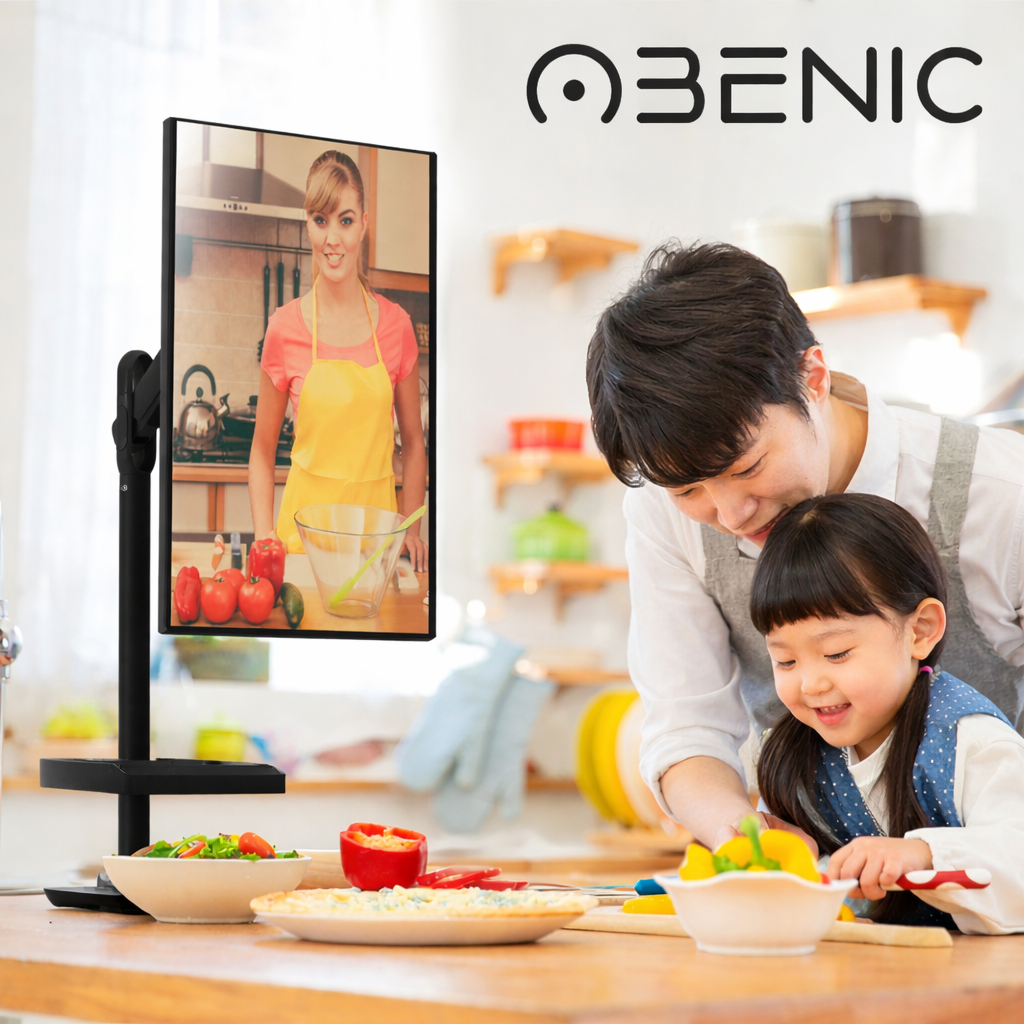 오베닉 3세대 삼탠바이미 이동식 티비 거치대 스탠바이미 LG 삼성 TV 이동형 스탠드(블랙) - 상세 이미지 3