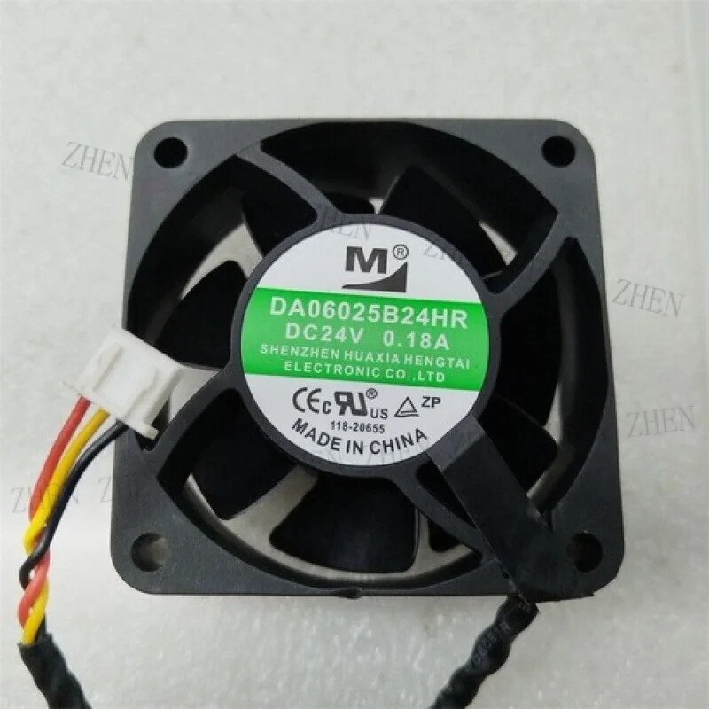 Y DA06025B24HR 냉각팬 6025 DC24V 0.18A 6CM 3핀