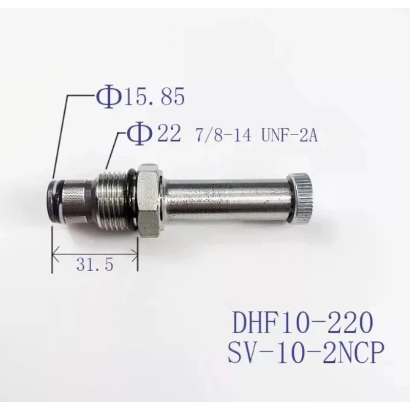 2위치 스레드형 카트리지 일반적으로 닫힘형 DHF10-220 SV10-20 전자기 압력 유지 릴리프 밸브