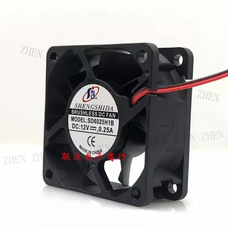 Y SD6025H1B DC12V 0.25A 6CM 2선식 냉각팬