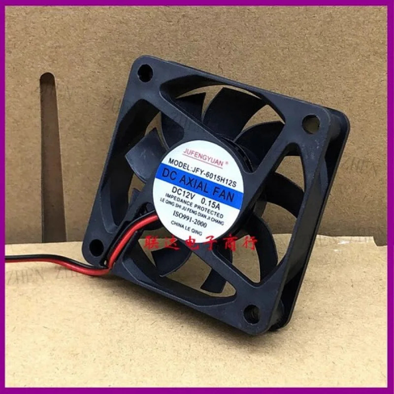 Y for JFY-6015H12S DC12V 0.15A 6015 전원 공급 냉각팬 6cm