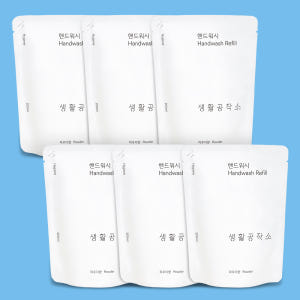 핸드워시 손세정제 리필 200ml 6개 솔직 후기 | 피부 타입별 분석 - 상품 이미지 1