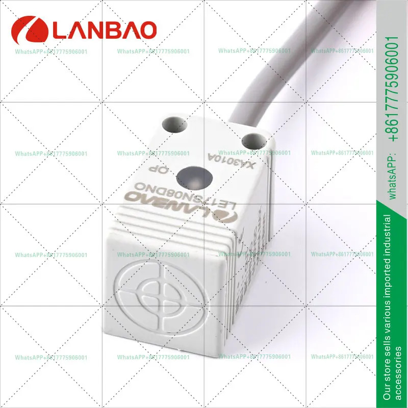Lanbao LE17SF05DNO 유도 센서 3선 내장형 5mm 플라스틱 사각 스위치