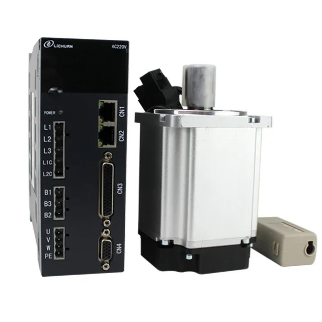 220V 2.6KW AC 서보모터 10N.M. 2500RPM 단상 드라이브 영구자석 드라이버