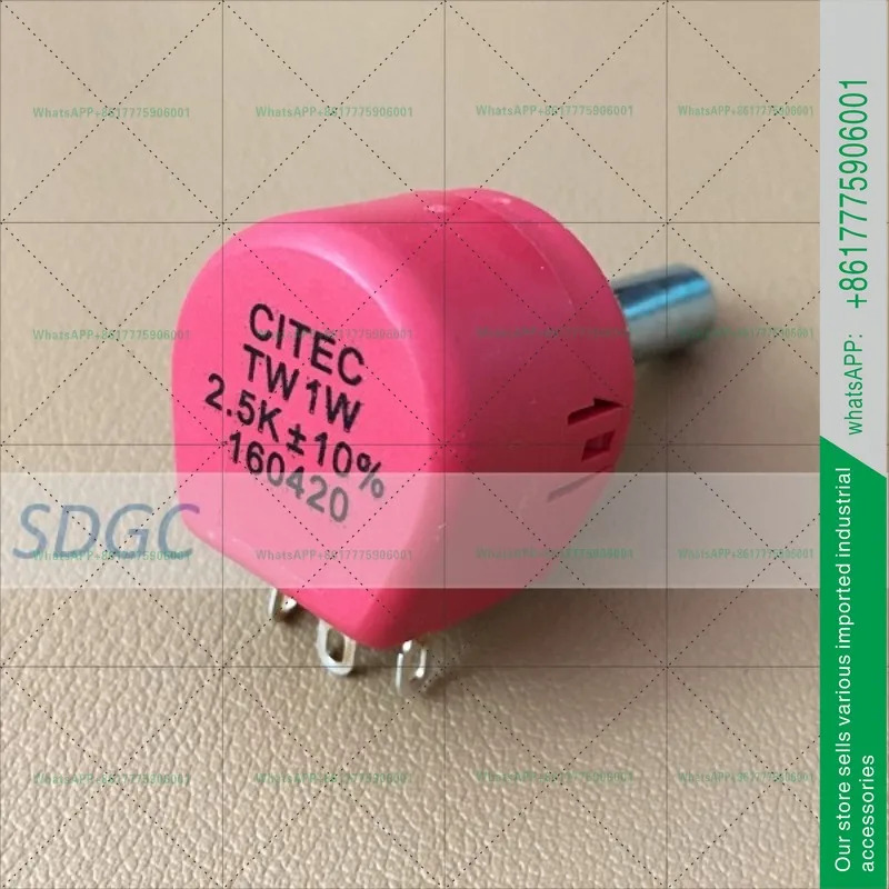 CITEC TW1W 2.5K 10% 정밀 포텐셔미터 단일 회전 고정형